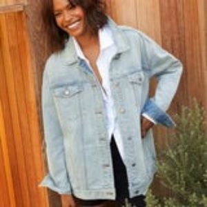 Jefferson Boyfriend Jacket Steele Blue Medium